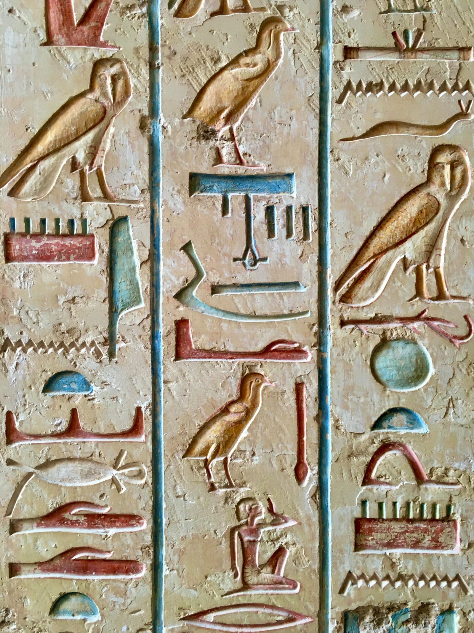 Hieroglyphs symbols