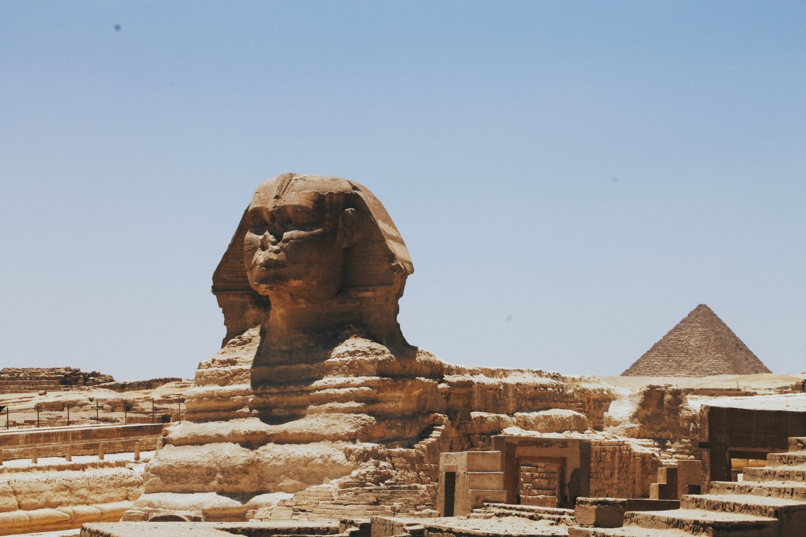 A photograph of the sphinx